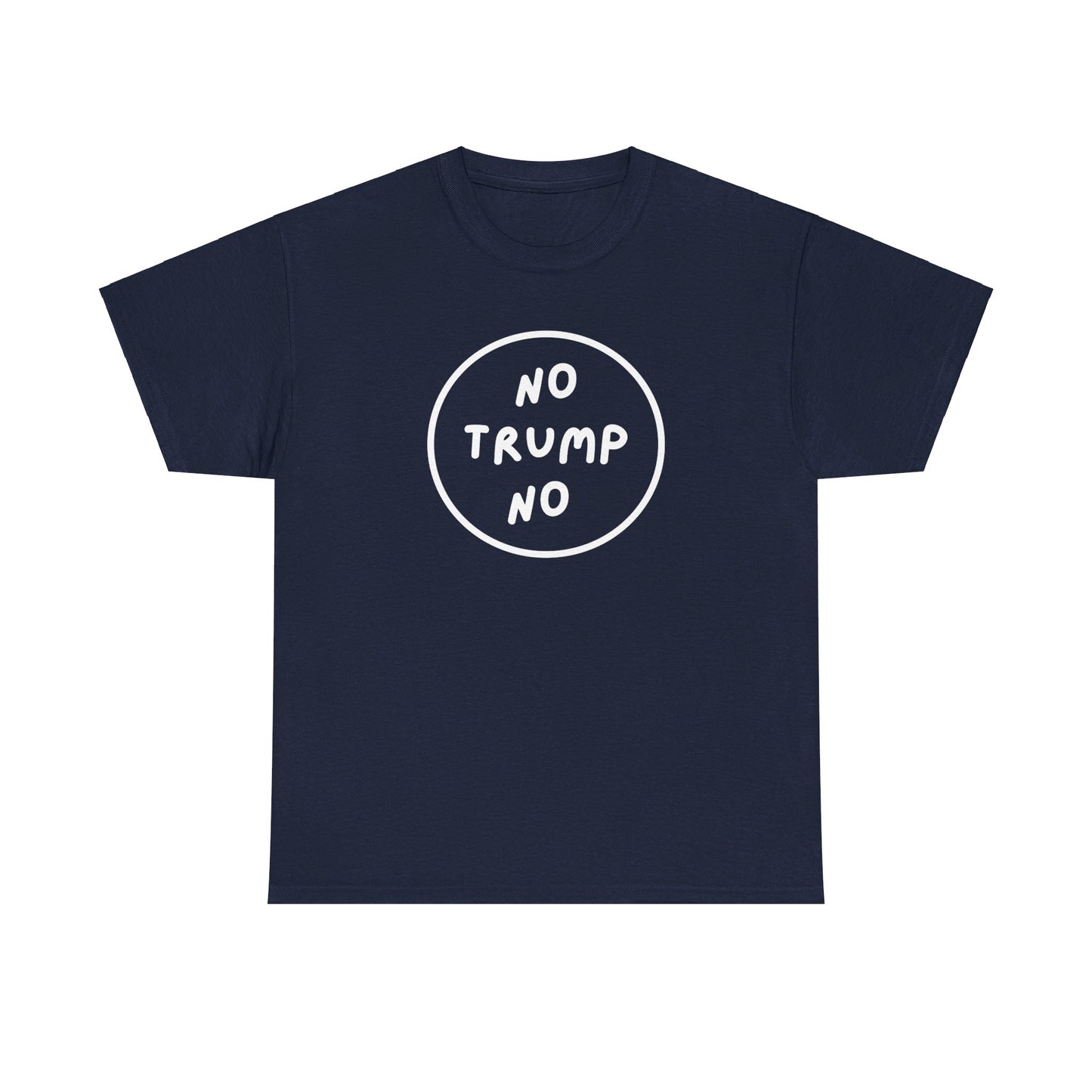 No Trump No | Unisex Heavy Cotton "Speak Up" Venting Tee | Grey & Navy