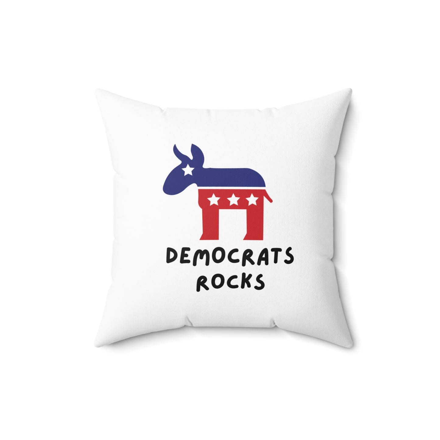 Democrats Rocks | Spun Polyester Square Pillow