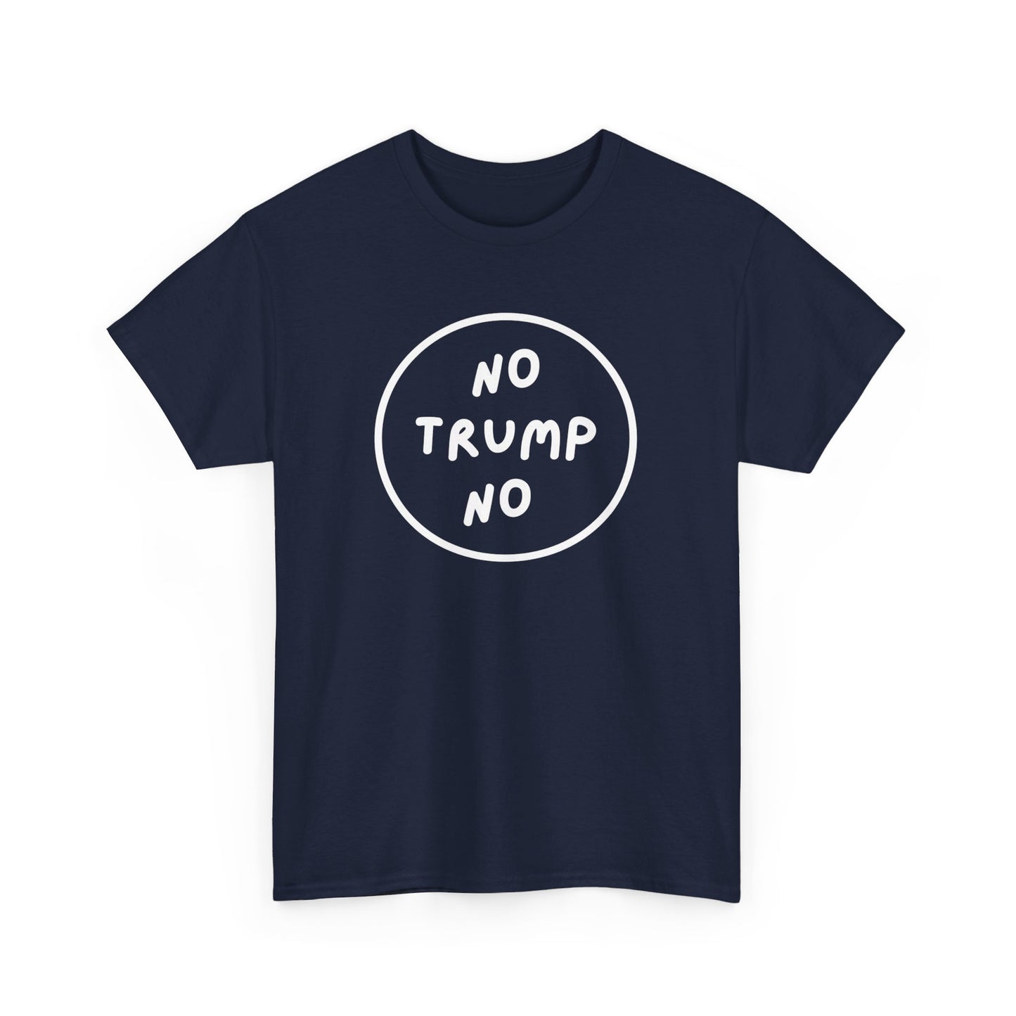 No Trump No | Unisex Heavy Cotton "Speak Up" Venting Tee | Grey & Navy