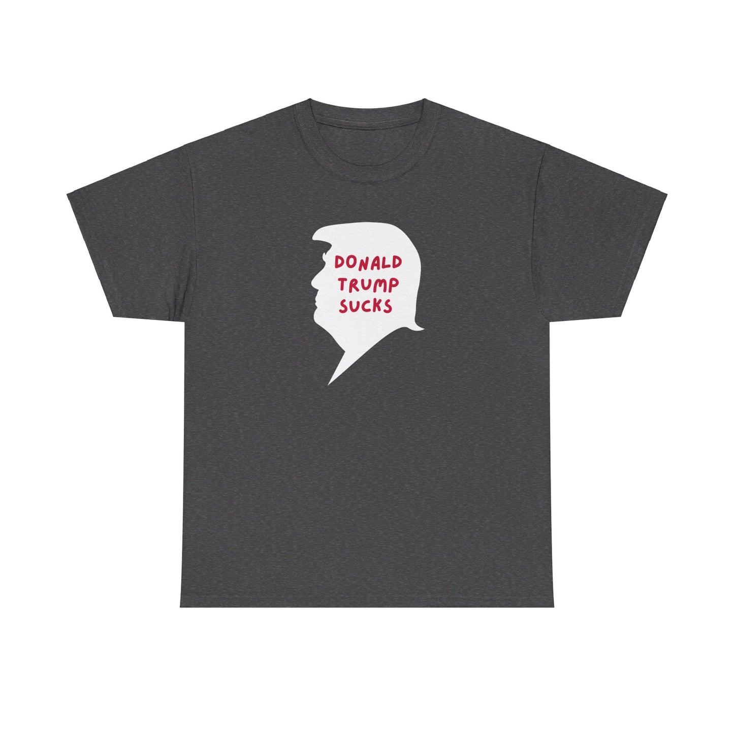 Donald Trump Sucks | Unisex Heavy Cotton "Speak Up" Venting Tee | Grey & Navy