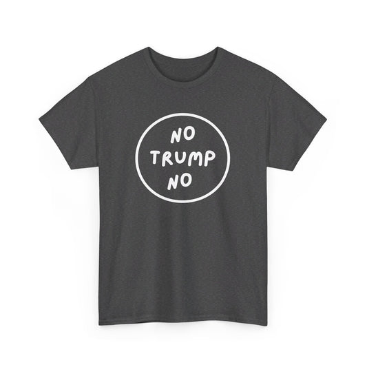 No Trump No | Unisex Heavy Cotton "Speak Up" Venting Tee | Grey & Navy