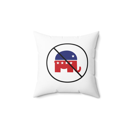 No Republicans | Spun Polyester Square Pillow