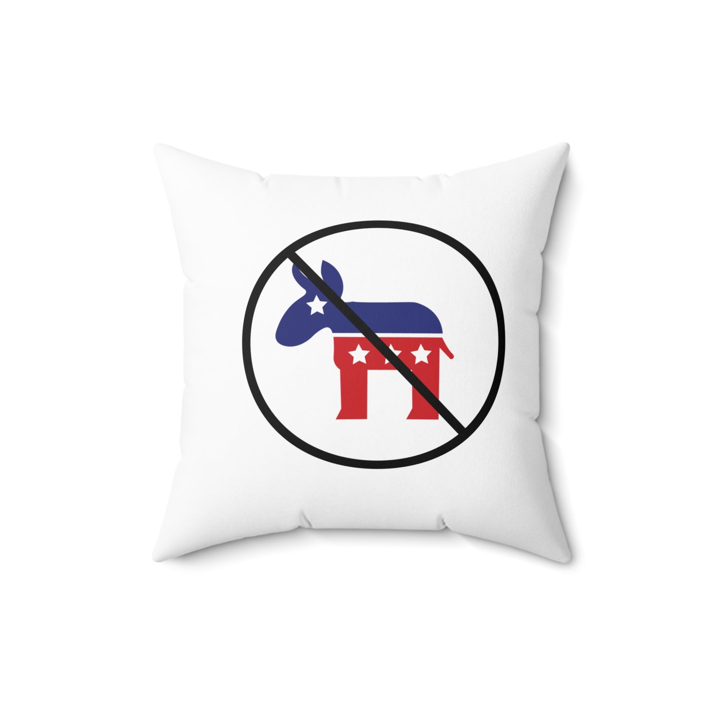 No Democrats | Spun Polyester Square Pillow