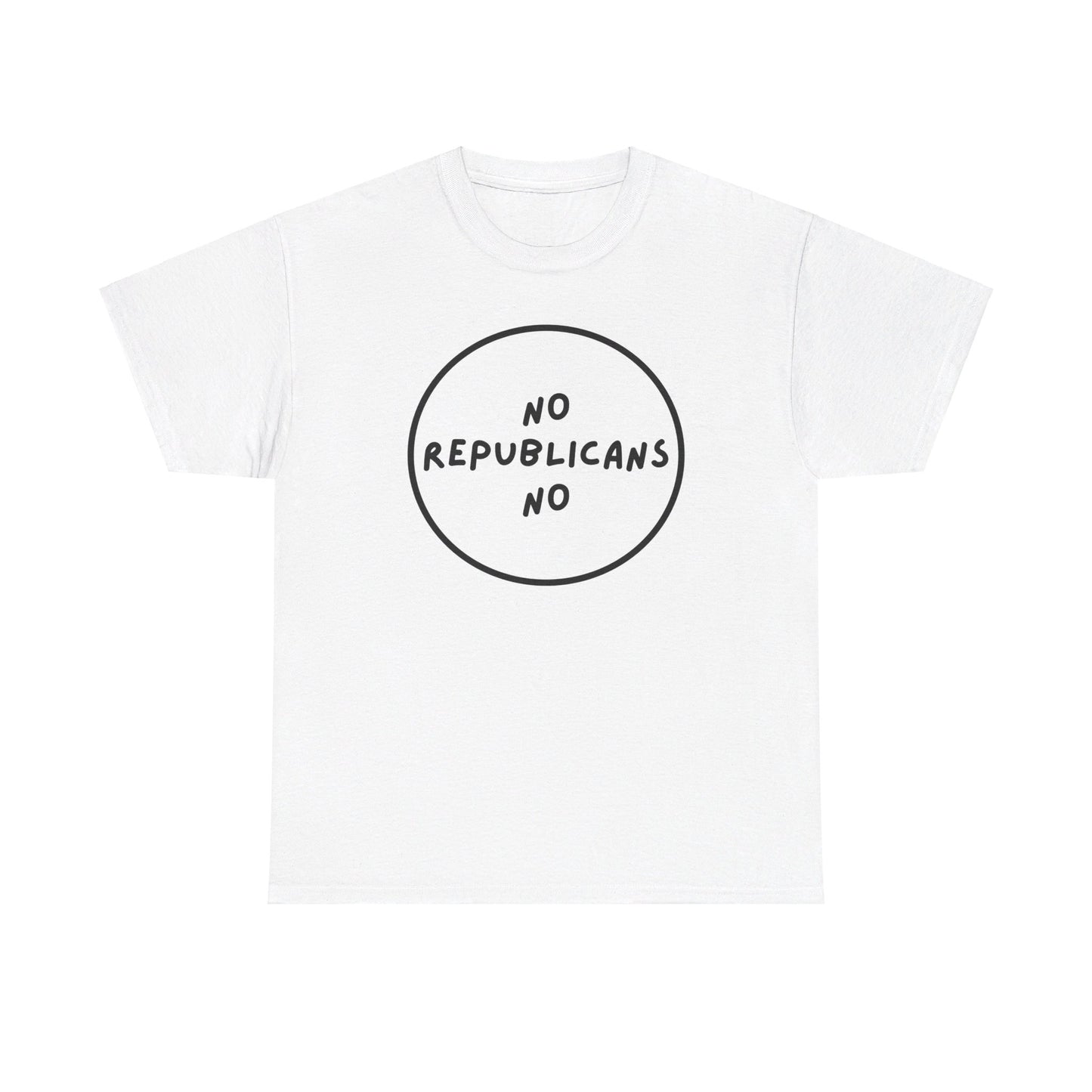 No Republicans No | Unisex Heavy Cotton "Speak Up" Venting Tee