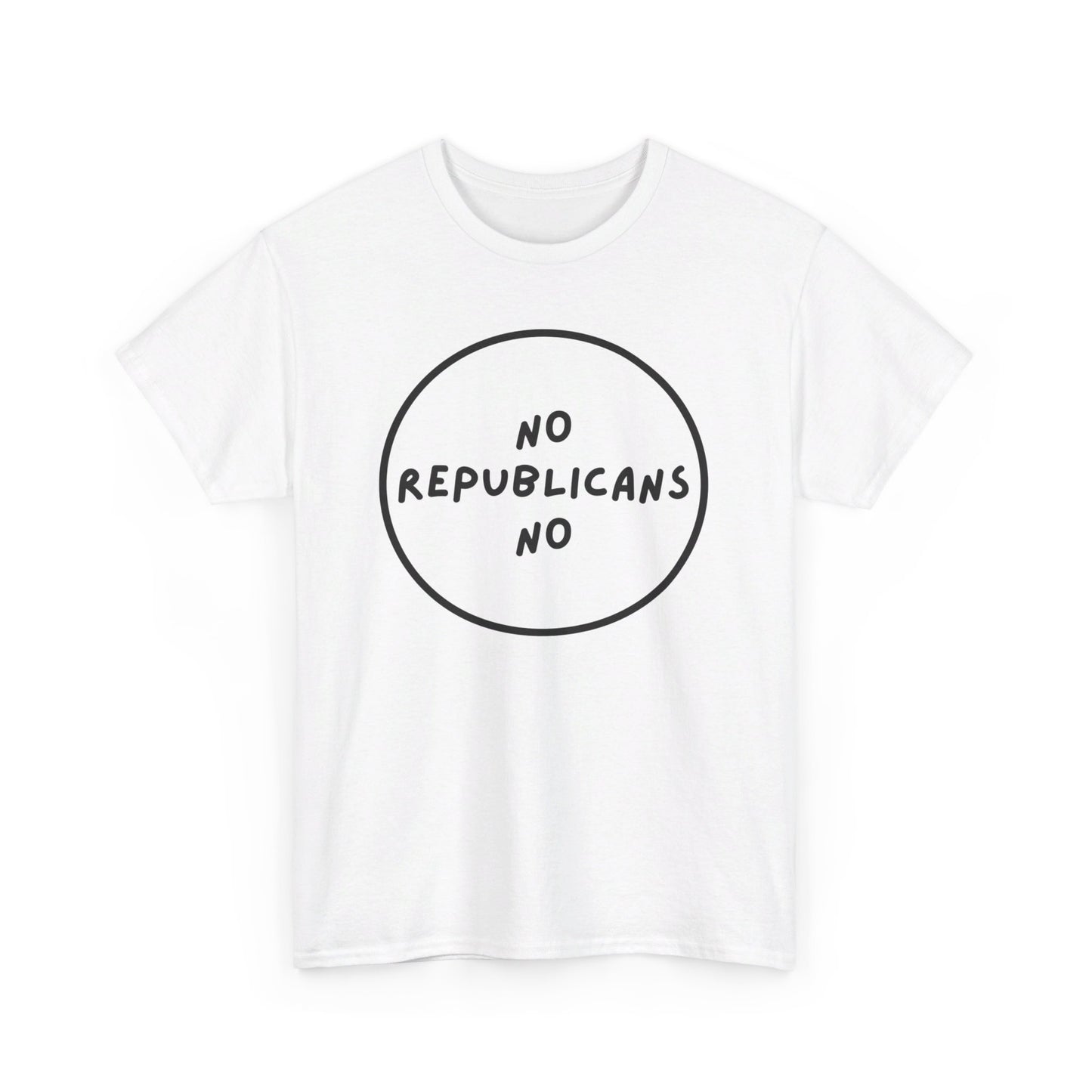 No Republicans No | Unisex Heavy Cotton "Speak Up" Venting Tee