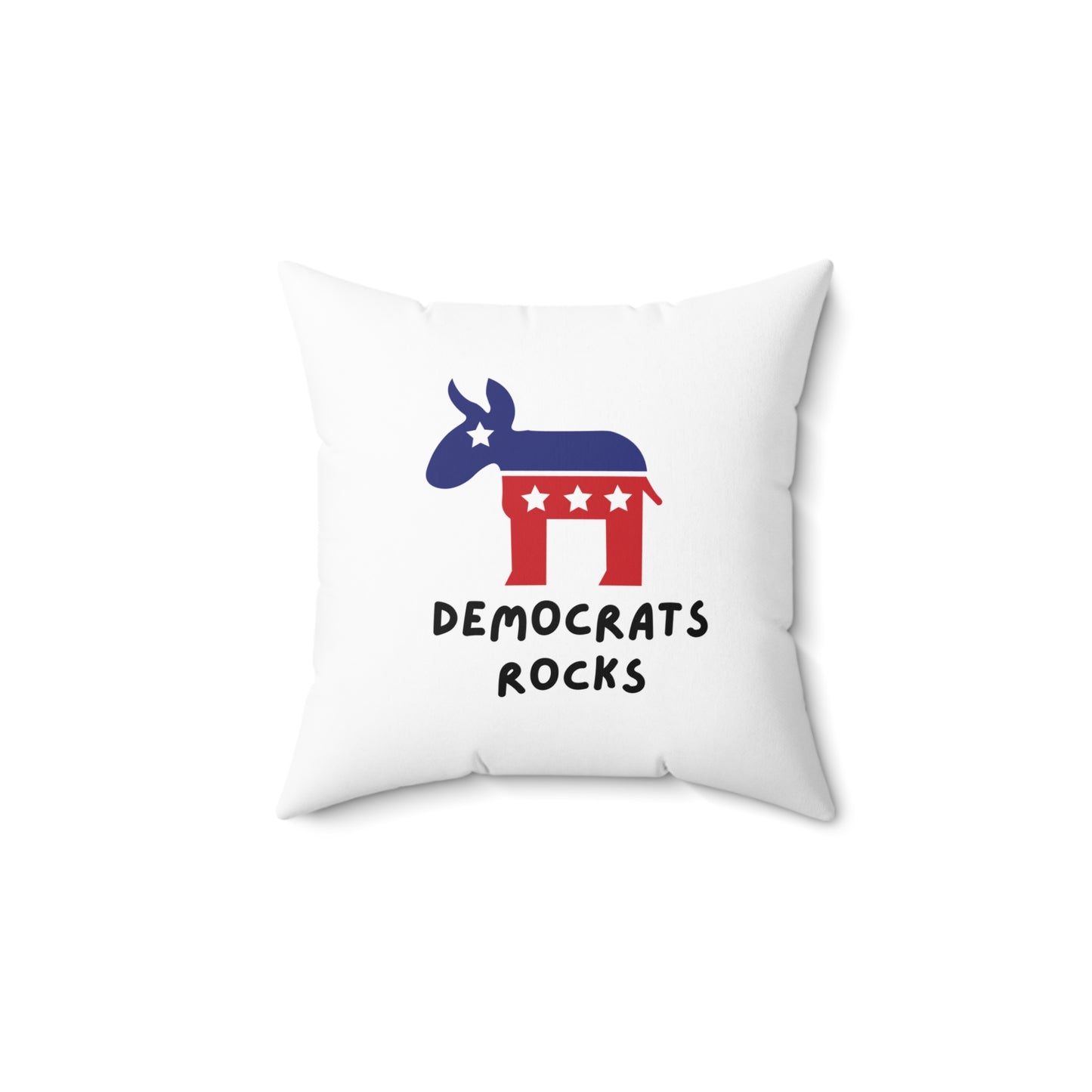 Democrats Rocks | Spun Polyester Square Pillow